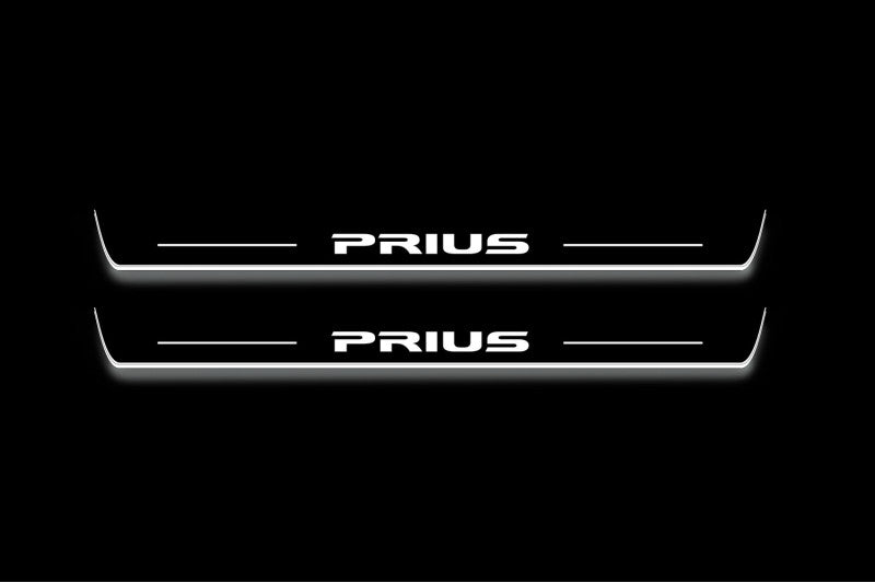 Toyota Prius III ZVW30 Stainless Steel LED Door Sills – Prius Logo