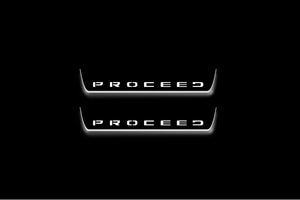 Kia Proceed III 2018+ Stainless Steel LED Door Sills – Proceed Logo