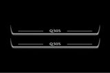 Infiniti Q50 2013+ Stainless Steel LED Door Sills – Q50S Logo