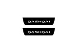 Nissan Qashqai III J12 2021+ door sill plates in stainless steel with Qashqai logo