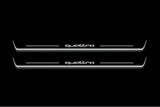Audi A6 C8 2018+ Stainless Steel LED Door Sills – Quattro Logo