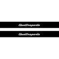 Maserati Quattroporte VI 2013-2023 Illuminated Matte Sill Plates with logo Quattroporte Maserati Led Door Sills PRO opdesign