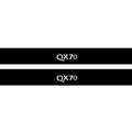 Infiniti QX70 (FX) 2008-2017 Illuminated Matte Sill Plates with logo QX70 Infiniti Led Door Sills PRO opdesign