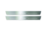 Infiniti QX70 (FX) 2008+ Stainless Steel LED Door Sills – QX70 Logo