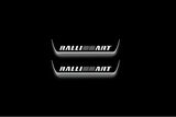 Mitsubishi Outlander II CW 2007+ Stainless Steel LED Door Sills – RalliArt Logo