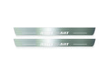 Mitsubishi Outlander II CW 2007+ Stainless Steel LED Door Sills – RalliArt Logo