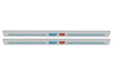 stainless steel door sill plates for RAM 1500 IV 2009+ with Illuminated RAM 700 logo