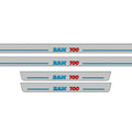Illuminated LED Door Sill Tread Plates Dodge Ram IV 2009-2018 With RAM 700 Logo Dodge Led Door Sills opdesign