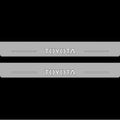Illuminated LED Door Sill Tread Plates Toyota Rav4 V 2019-2025 With Toyota Logo Toyota Led Door Sills opdesign