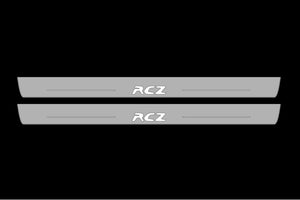Peugeot RCZ 2010-2016 LED Door Sills Illuminated Scuff RCZ Logo Stainless Steel Entry Guards Door Sills opdesign