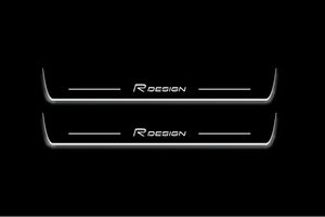 Volvo XC90 II 2015+ Stainless Steel LED Door Sills – Rdesign Logo