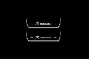 Volvo XC90 II 2015+ Stainless Steel LED Door Sills – Rdesign Logo