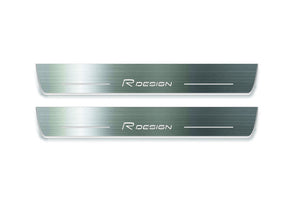 Volvo XC90 II 2015+ Stainless Steel LED Door Sills – Rdesign Logo