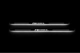 RAM 1500 V 2019+ stainless steel LED door sill plates with REBEL logo