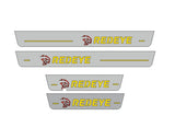 Dodge Charger LD 2023+ stainless steel LED door sill plates with REDEYE logo