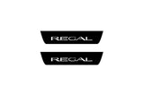 illuminated door sill protectors stainless steel Buick Regal V 2008+ with Regal logo