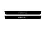 illuminated door sill protectors for Buick Regal VI 2017+ stainless steel with Regal logo
