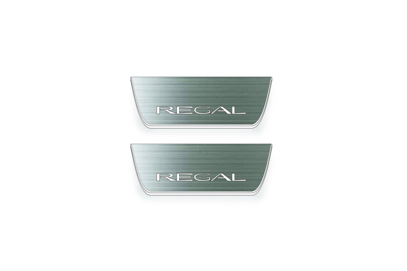stainless steel door sill plates for Buick Regal VI 2017+ with Regal logo
