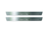LED door sill plates Buick Regal VI 2017+ stainless steel with Regal logo