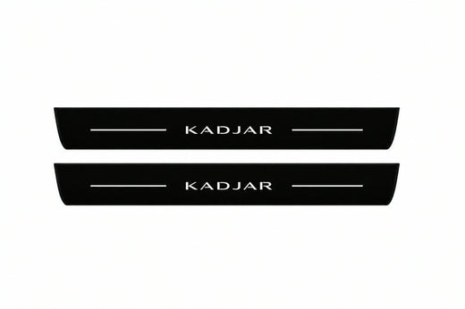 Renault Kadjar 2015–2022 — Matte PRO LED Door Sills — Kadjar Logo