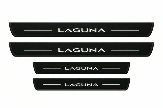 Renault Laguna III 2007–2015 — Matte PRO LED Door Sills — Laguna Logo