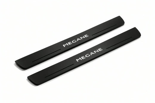 Renault Megane III 2009–2015 — Matte PRO LED Door Sills — Megane Logo