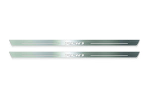 RAM 1500 V 2019+ LED Door Sill Guards with Illuminated RHO Logo Door Sills Decoin
