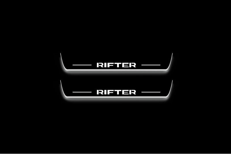 Peugeot Rifter 2018+ Stainless Steel LED Door Sills – Rifter Logo
