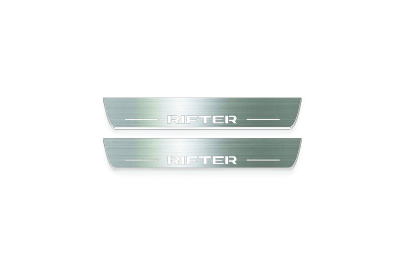 Peugeot Rifter 2018+ Stainless Steel LED Door Sills – Rifter Logo