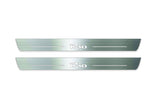 stainless steel door sill plates for KIA Rio II 2005+ with Rio logo