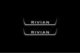 Rivian R1S 2022+ Stainless Steel LED Door Sills – Rivian Logo