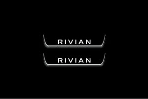 Rivian R1S 2022+ Stainless Steel LED Door Sills – Rivian Logo