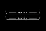 Rivian R1T 2021+ Stainless Steel LED Door Sills – Rivian Logo