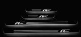 Volkswagen Passat B7 EU 2010+ stainless steel illuminated entry guards with R-Line logo