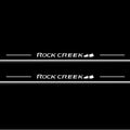 Nissan Rogue III 2021+ LED Door Sills Illuminated Scuff Rock Creek Logo Stainless Steel Entry Guards