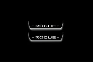 Nissan Rogue Sport J11 Stainless LED Door Sills – Rogue Sport Logo