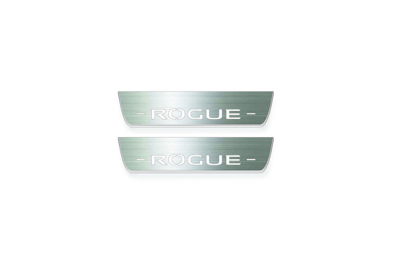 Nissan Rogue Sport J11 Stainless LED Door Sills – Rogue Sport Logo