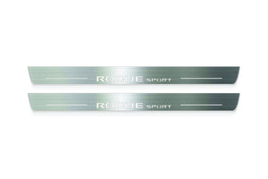 Nissan Rogue Sport J11 Stainless LED Door Sills – Rogue Sport Logo