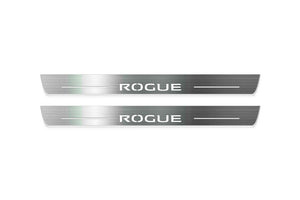 Nissan Rogue III 2021+ LED Door Sills Illuminated Scuff Rogue Logo Stainless Steel Entry Guards