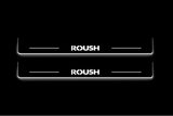 Ford Mustang VII S650 2023+ LED door sill plates with Roush logo