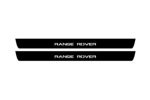 Range Rover III 2002-2012 Illuminated Matte Sill Plates with logo Range Rover Range Rover Led Door Sills PRO opdesign