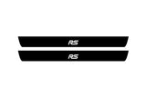 Ford Focus IV 2018+ entry guards in stainless steel with RS logo
