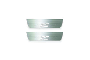 Ford Focus III 2011-2018 LED Door Sills Illuminated Scuff RS Logo Stainless Steel Entry Guards Door Sills Decoin