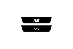 Ford Focus IV 2018+ Illuminated Matte Sill Plates with logo RS Ford Led Door Sills PRO opdesign