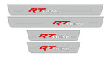 Dodge Charger LD 2011+ LED door sill plates in stainless steel with RT HEMI logo