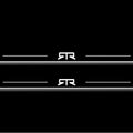 Ford Mustang VI 2015-2023 LED Door Sills Illuminated Scuff RTR Logo Stainless Steel Entry Guards