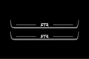 Ford Mustang VI 2015-2023 LED Door Sills Illuminated Scuff RTR Logo Stainless Steel Entry Guards