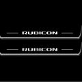 Jeep Wrangler JL 2018+ Stainless Steel LED Door Sills – Rubicon Logo