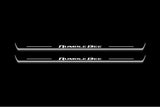 RAM 1500 V 2019+ LED door sill plates with Rumble Bee logo