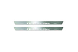 stainless steel LED door sill plates with RAM 1500 V 2019+ with Rumble Bee logo